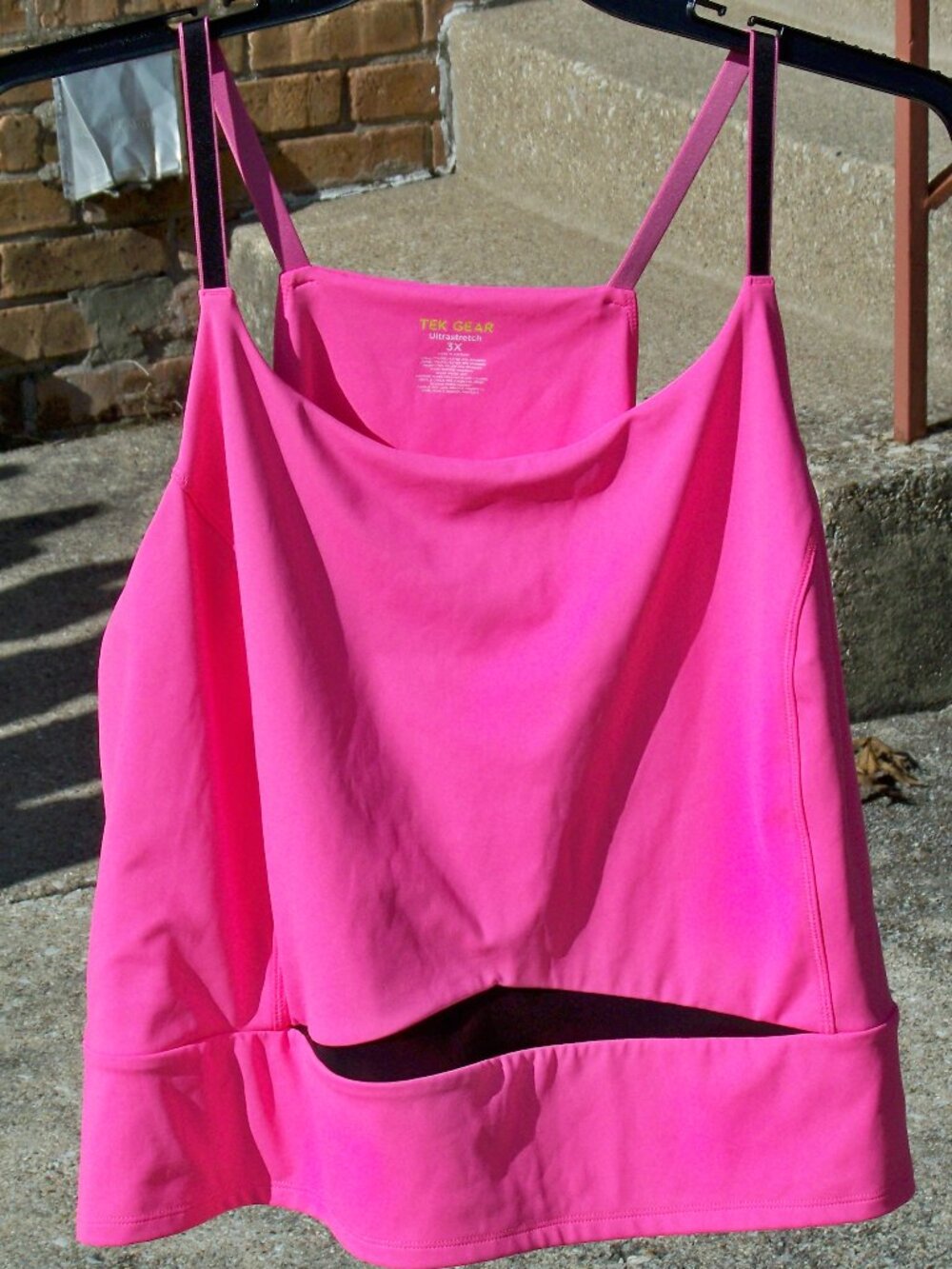 Tek Gear Ultrastretch Women's Pink Top, Size 3X